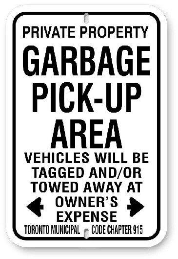 1NPGA1 Garbage Pick-Up Area - Toronto Municipal Code Chapter 915