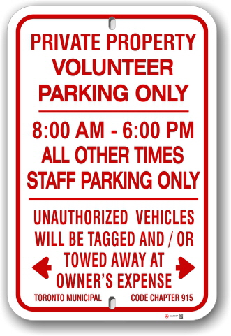 1npv01 volunteer parking only with time limits and unauthorized vehicles will be tagged and towed away