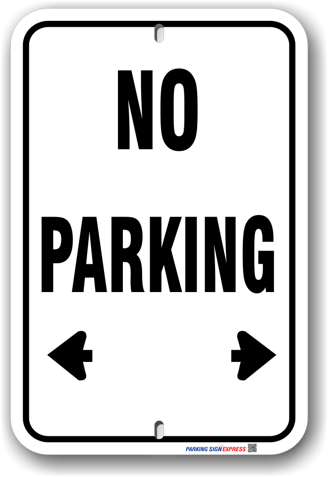 1np001 basic no parking sign