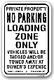 1nplz2 no parking loading zone only sign with toronto municipal code chapter 915 by all signs co