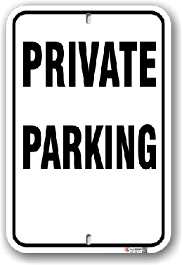 1pp003 private parking only parking sign made by parking sign express