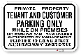 1tcp01 tenant and customer parking only while on premises authorized by management