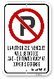 2np188 no parking sign with by-law 2005-188