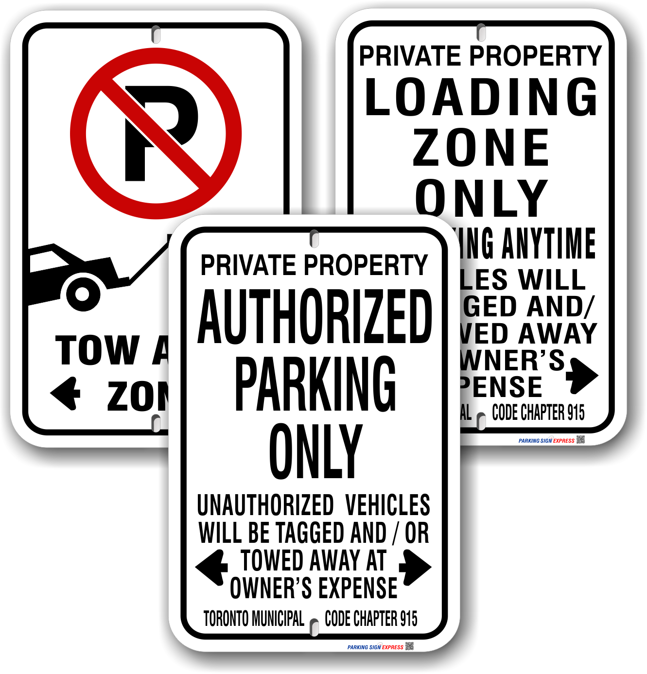 no parking signs